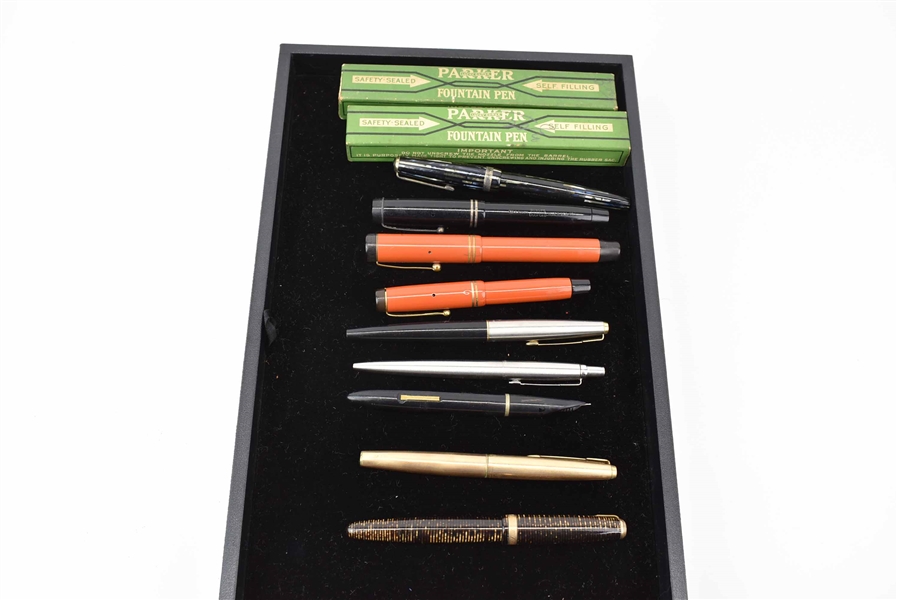 Group of Assorted Parker Fountain Pens