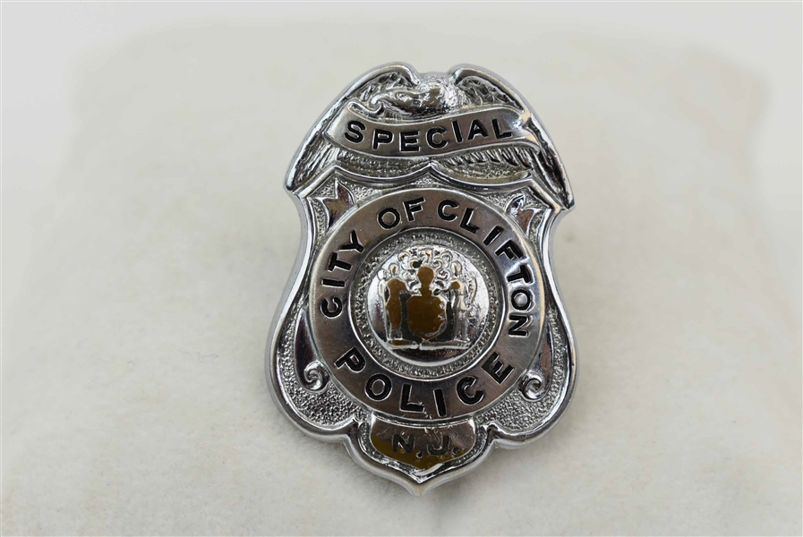 Vintage Clifton NJ Special Police Badge 