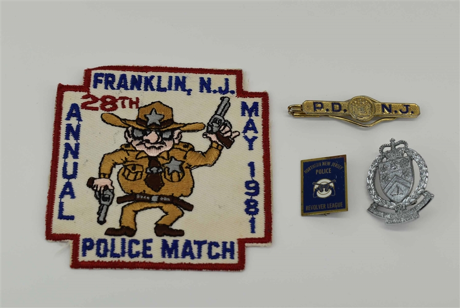 Franklin NJ 28TH Annual Police Match 1981 Patch