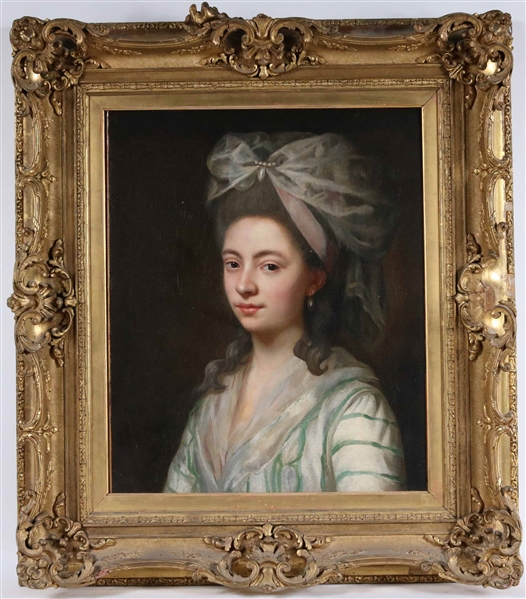 Oil on Canvas, Portrait of a Lady