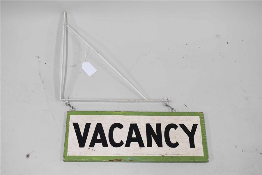 Vintage Hanging Vacancy Double Sided Sign