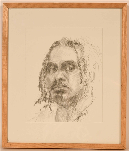 Drawing on Paper, Portrait, David Gayle