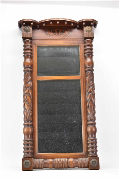 Antique Classical Carved Pier Mirror