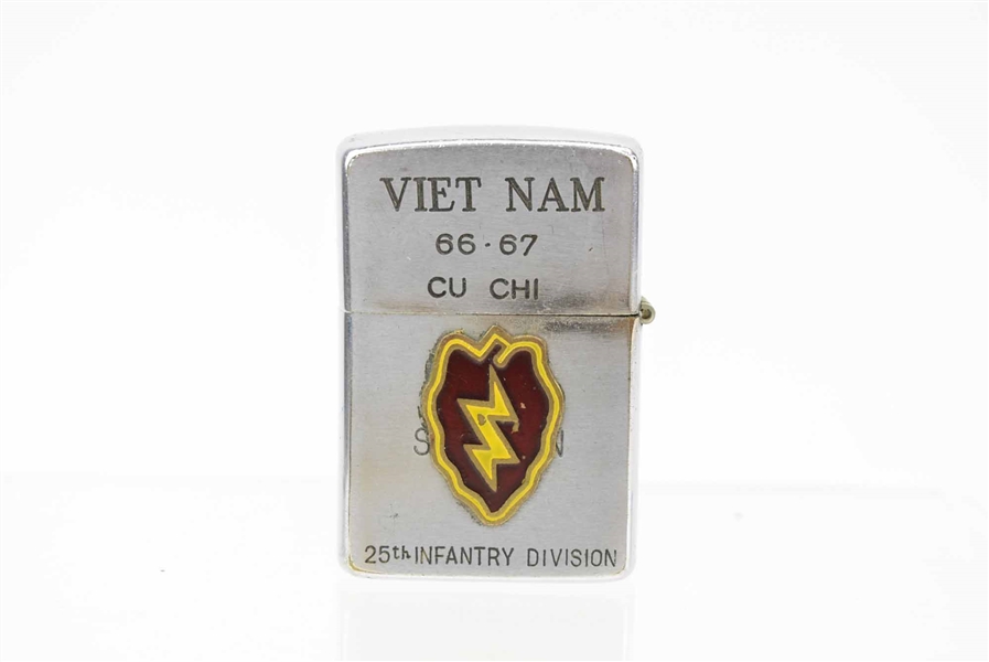 Vintage Vietnam Zippo 25th Infantry Lighter