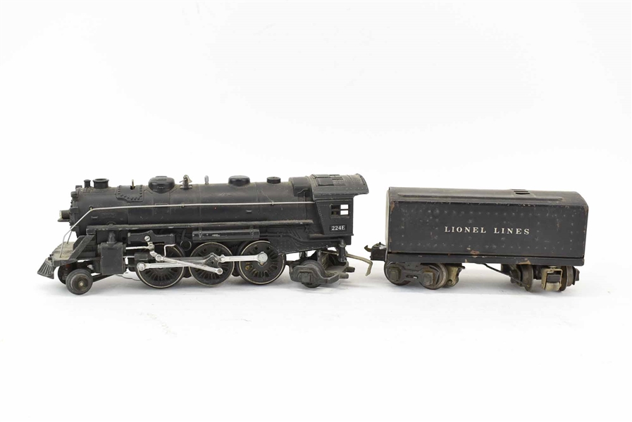 Lionel 224 E Locomotive O Gauge and 2689 W Tender
