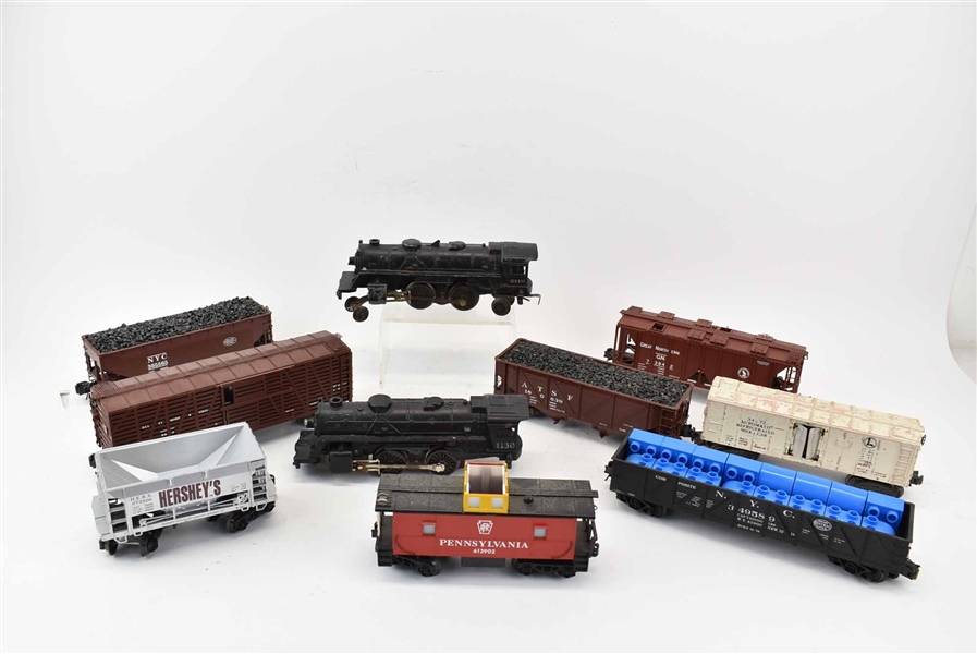 Group of Assorted Lionel Train Locomotives & Cars