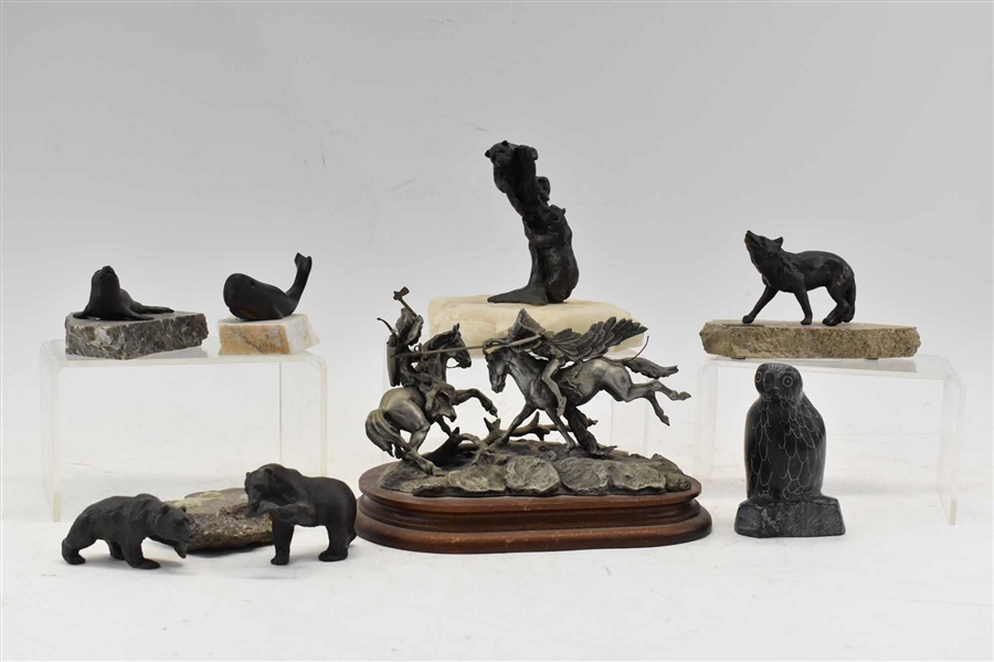 5 Siggy Puchta Bronze Sculptures