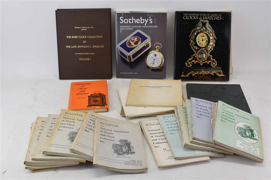 Group of Assorted Watch and Clock Books