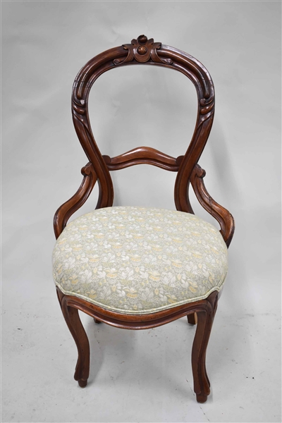 Victorian Balloon Back Side Chair