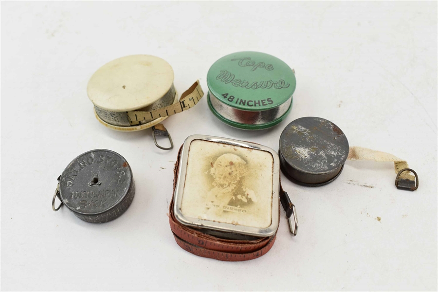 5 Vintage Novelty Measuring Tapes