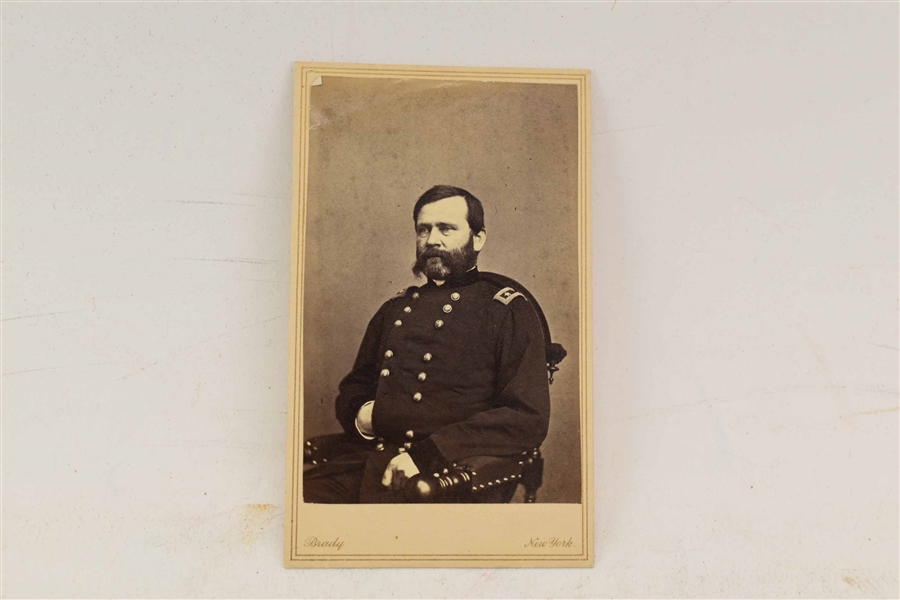 General William B. Franklin Civil War Brady Photo