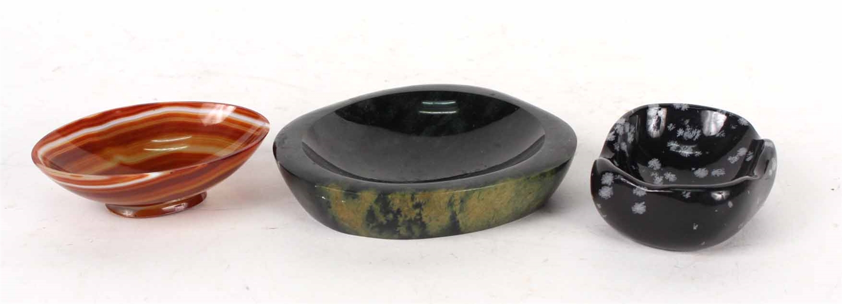 Carved and Polished Shale Bowl