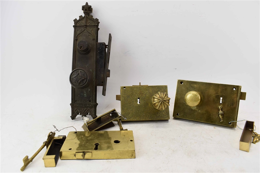 Group of Antique Door Hardware