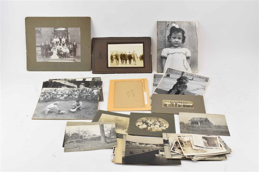 Group of Assorted Vintage Black and White Photos