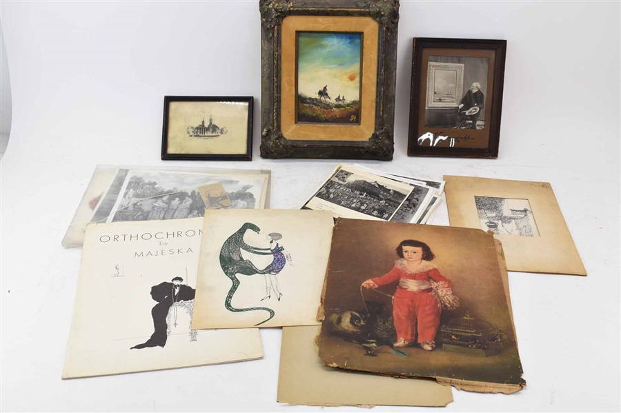 Group of Assorted Art Works