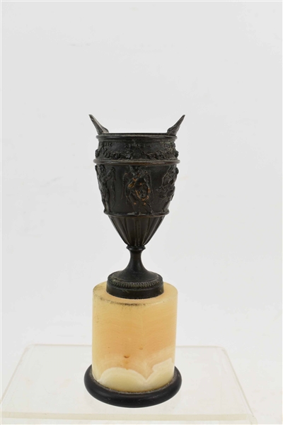 Diminutive Bronze Neoclassical Urn