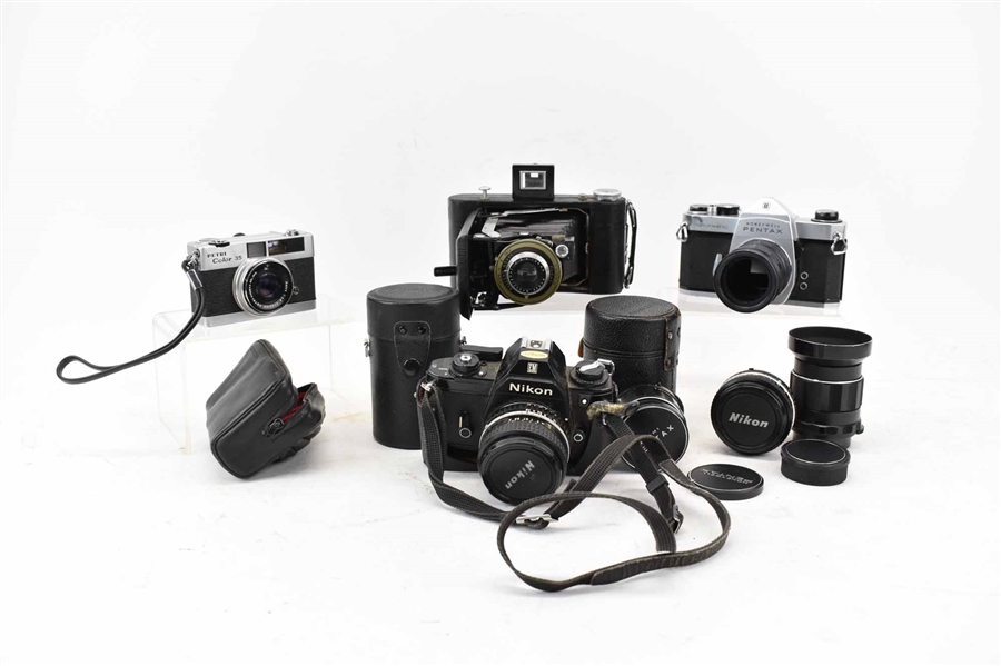 Group of Assorted Vintage Cameras