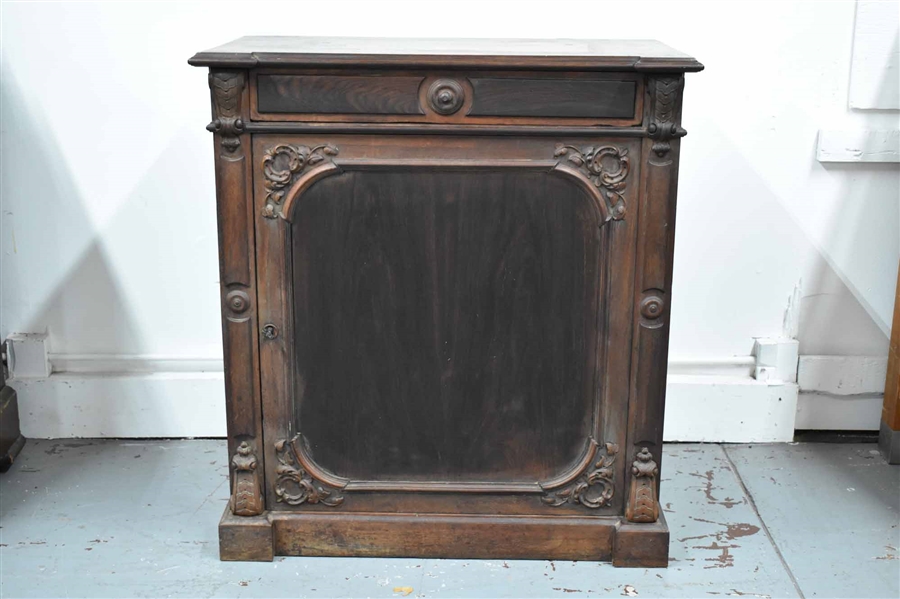 Victorian Rosewood Side Cabinet 