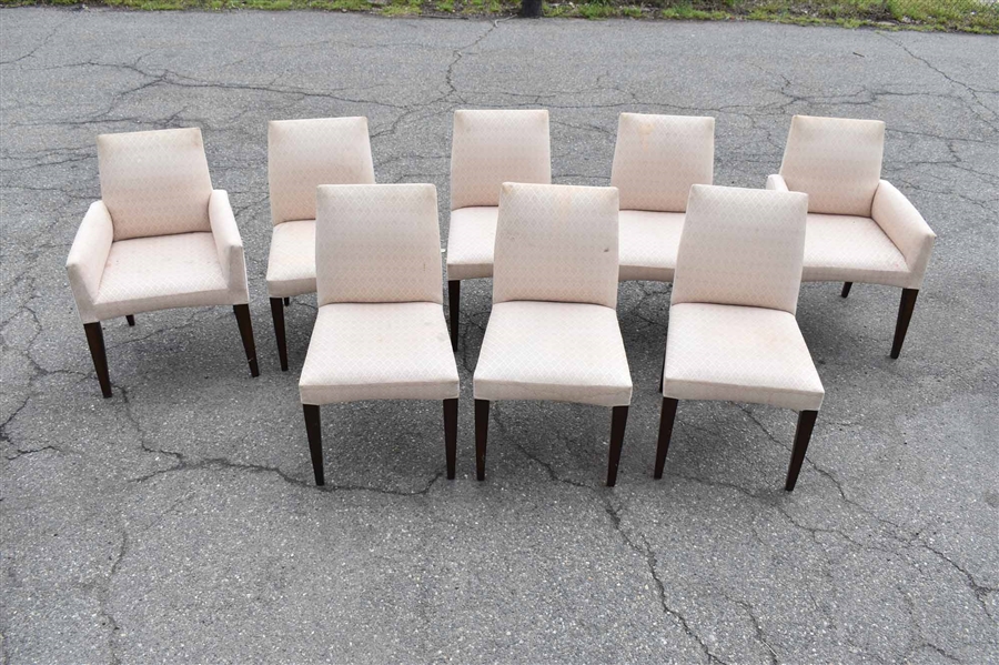 Set of 8 Modern Contemporary Upholstered Chairs