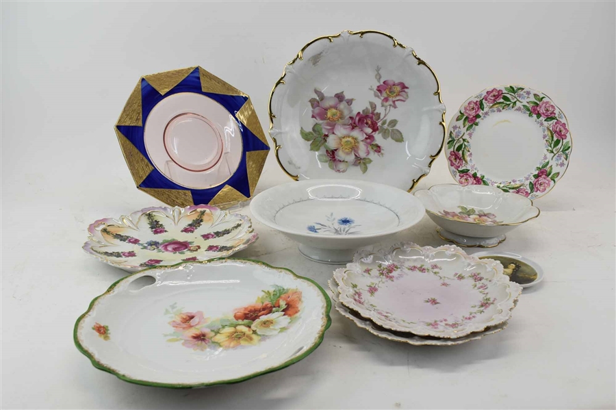 Group of Porcelain Plates and Serving Dishes