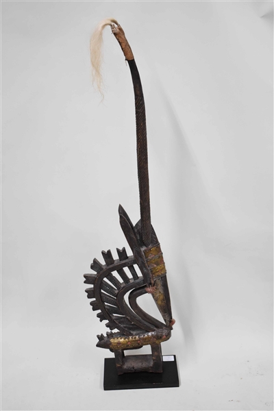 Bambara Chi Wara Wood Antelope Headdress