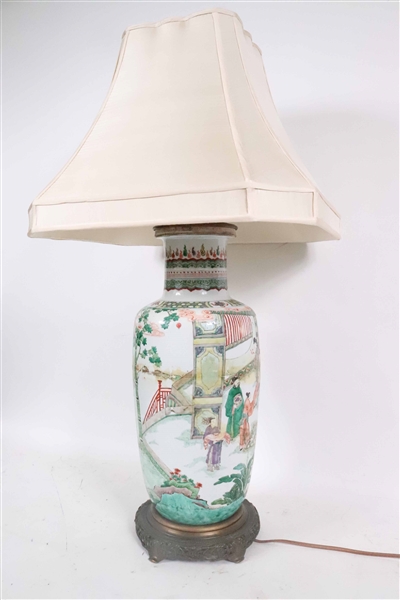 Chinese Porcelain Cylindrical Vase