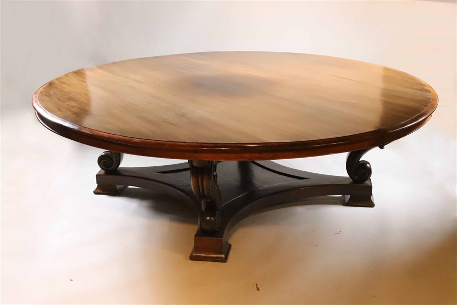 Contemporary Mahogany Dining Table