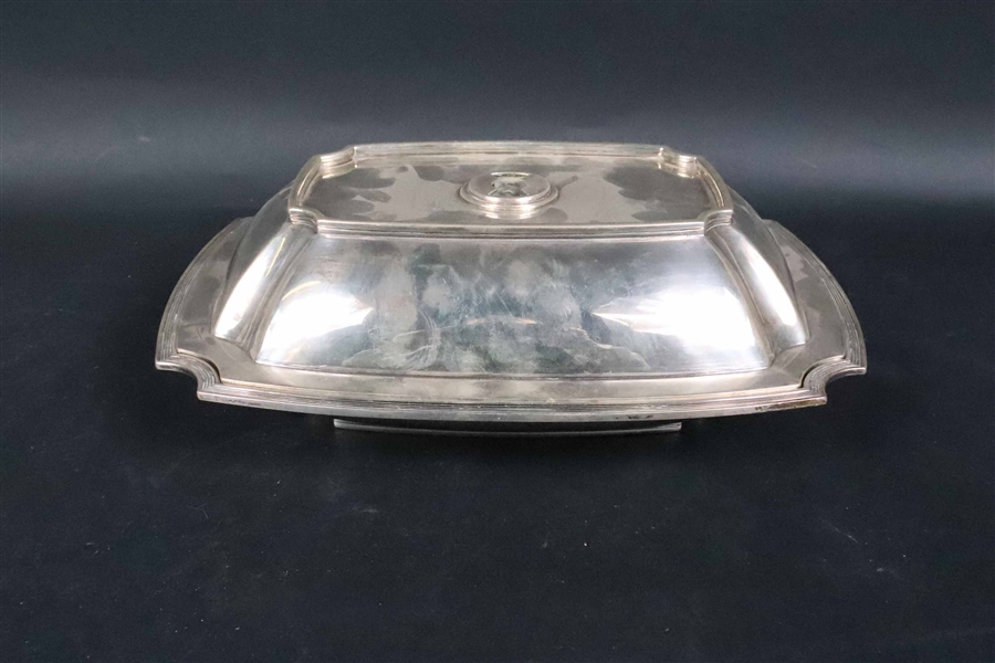Tiffany Sterling Reeded Vegetable Dish and Cover