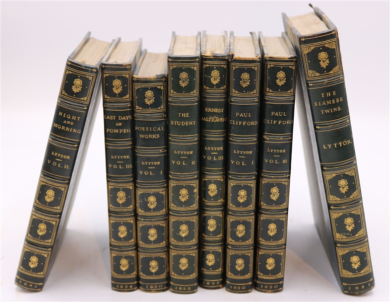62 Volumes of Works by Edward Bulwer-Lytton