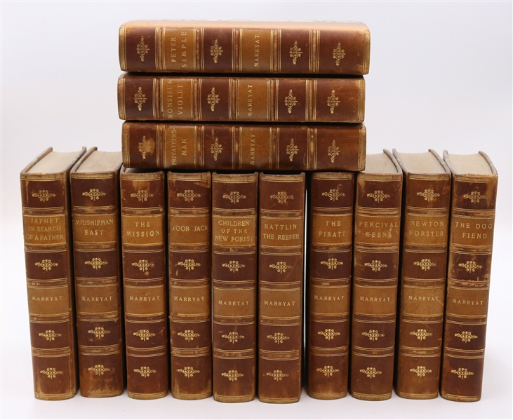25 Volumes of Works by Captain Frederick Marryat