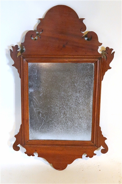 Queen Anne Mahogany Diminutive Looking Glass