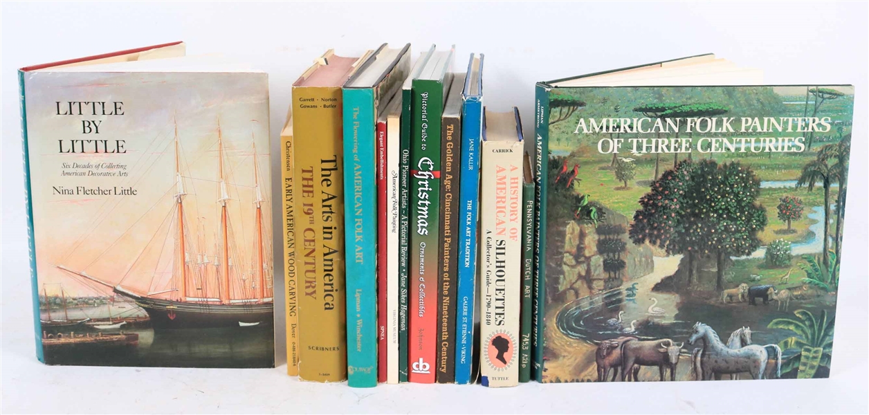 Group of Books Primarily on American Folk Art