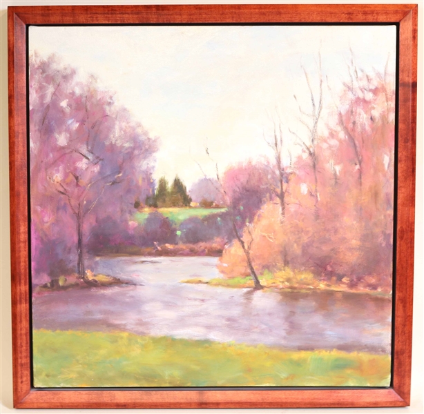 Lucy Reitzfeld, Oil on Canvas, Spring Lake