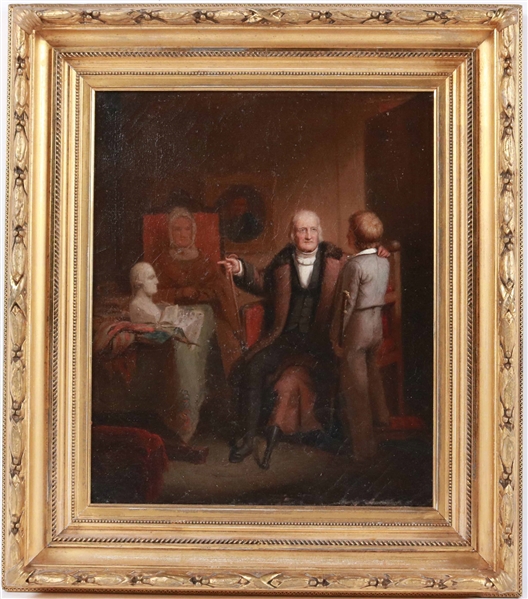 A. Boyle, Story of 76, Oil on Canvas