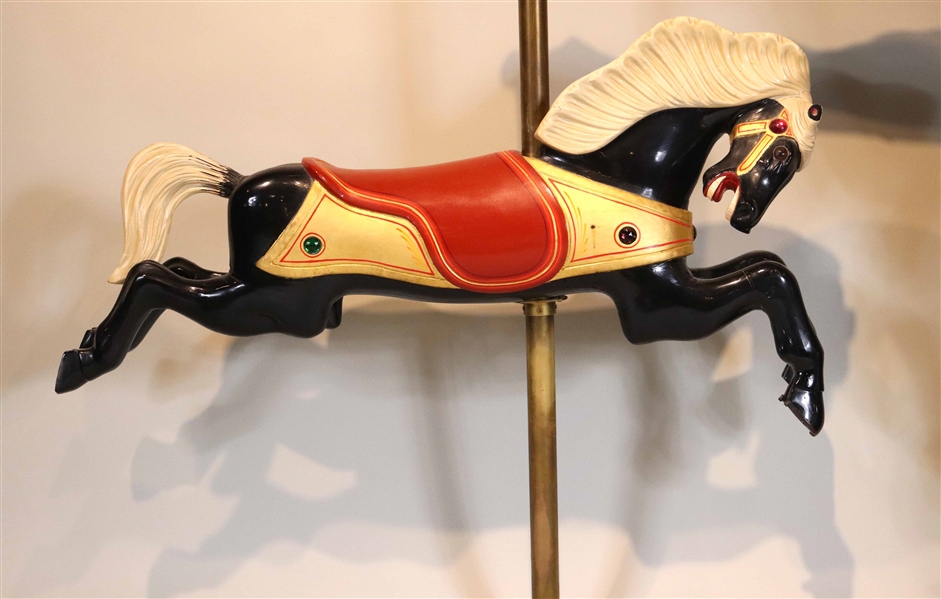 CW Parker, Carved and Painted Carousel Horse, KS