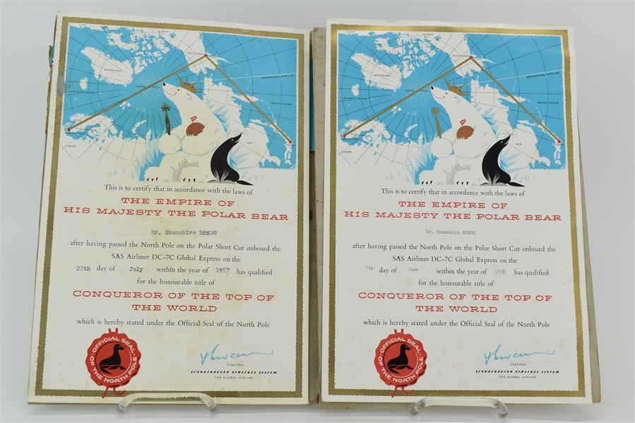 Two North Pole Certificates