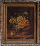 Walt Kuhn, Oil on Canvas, Bouquet of Flowers