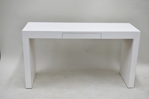 Modern White Console Table