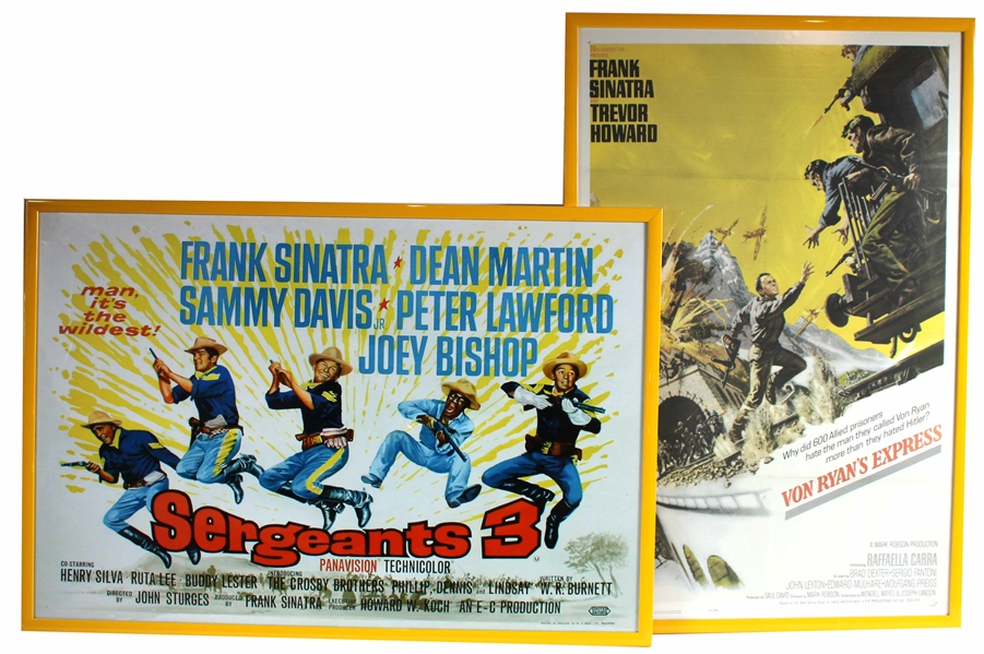 Two Frank Sinatra Movie Posters