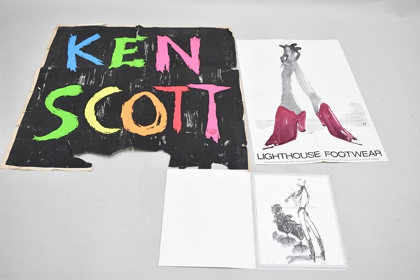 Ken Scott Silkscreen on Paper