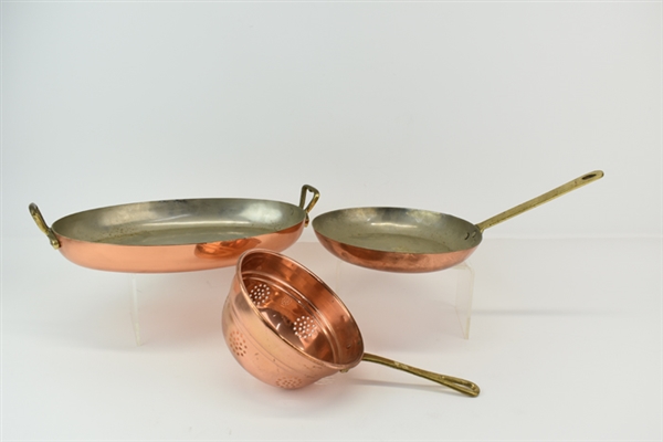 Two Douro Copper Cookware