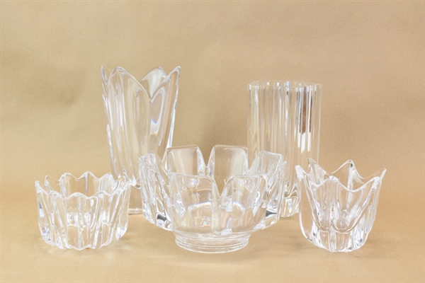 Orrefors Glass & Kosta Ehrnes Vase Bowl