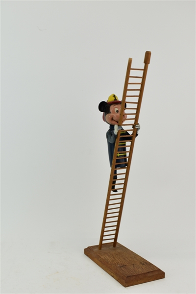 Mickey Mouse Wind Up Ladder Climber Toy 