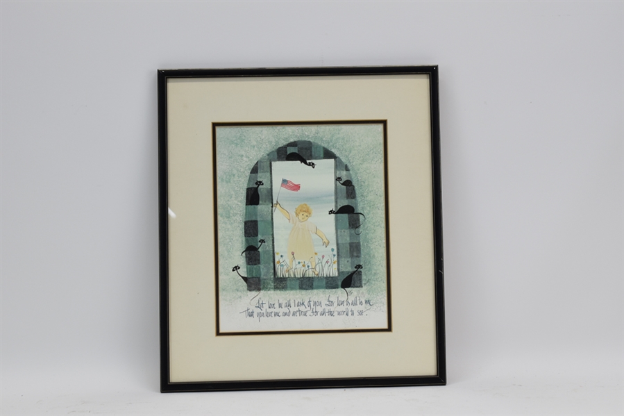 Signed Patricia Moss Limited Edition Lithograph