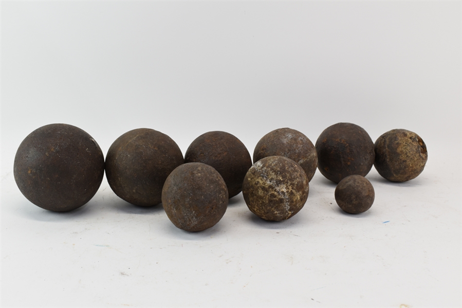Large Lot of Cannonballs