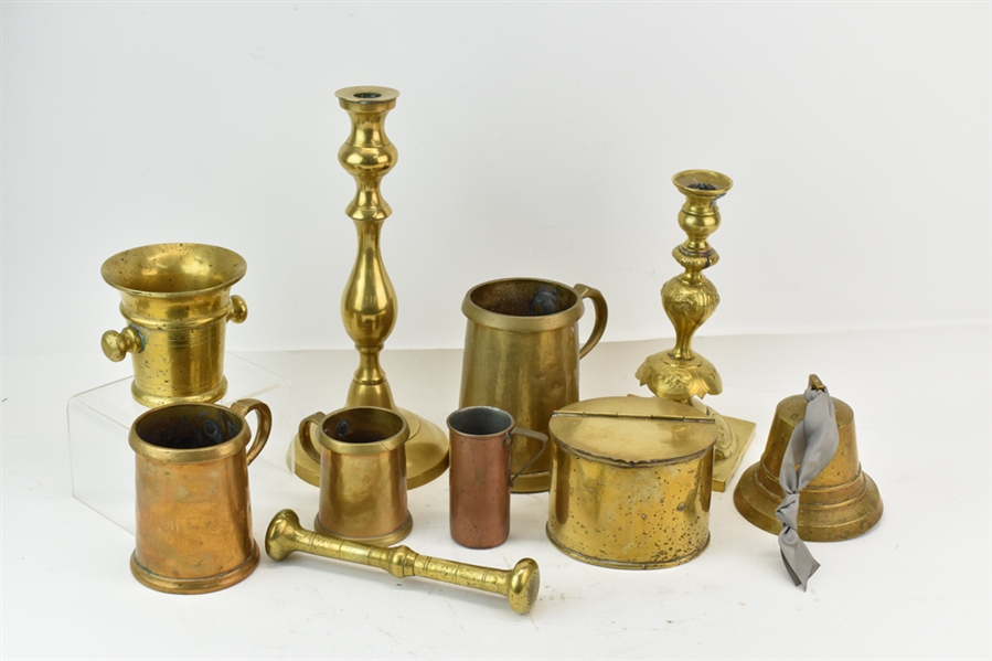 Collection Brass Table Objects  
