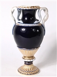 Meissen Cobalt Vase with Snake Handles