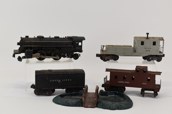 Four Assorted Lionel Train Cars