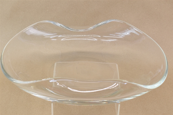 Elsa Peretti for Tiffany Signed Modern Glass Bowl