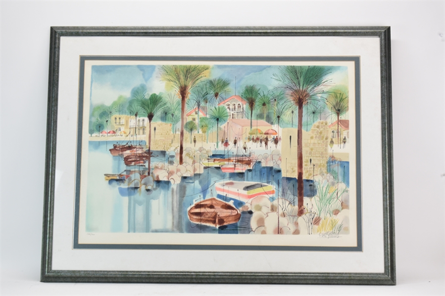 Limited Edition Print of Waterfront Scene